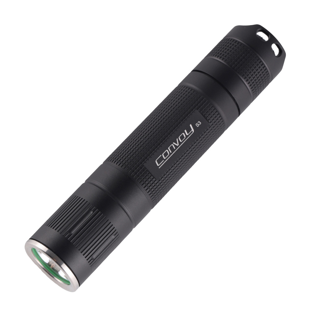 Convoy S3 black 18650 flashlight