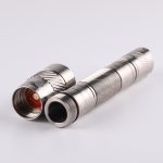 Convoy T4 glossy titanium AA 14500 flashlight