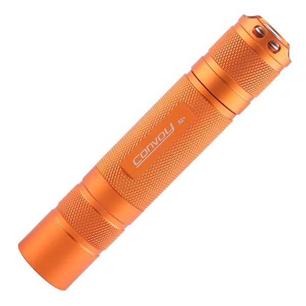 Convoy S2+ orange 18650 flashlight