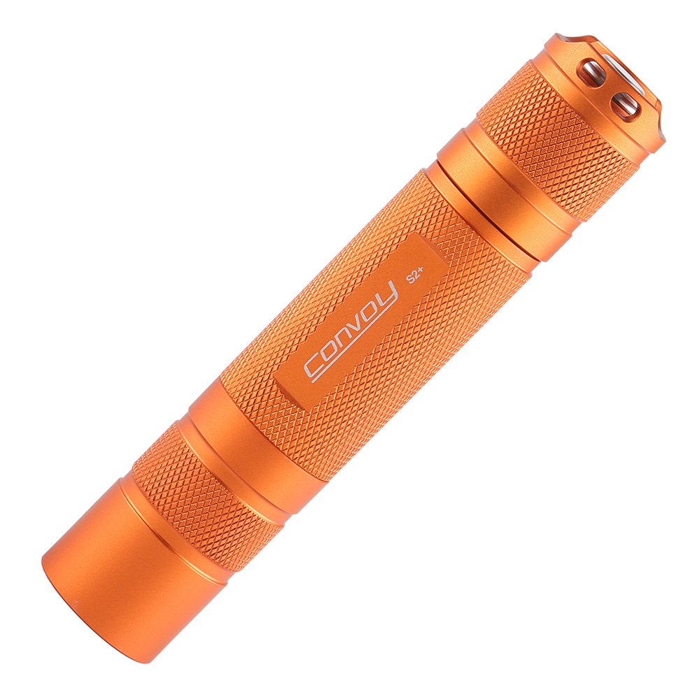 Convoy S2+ orange 18650 flashlight