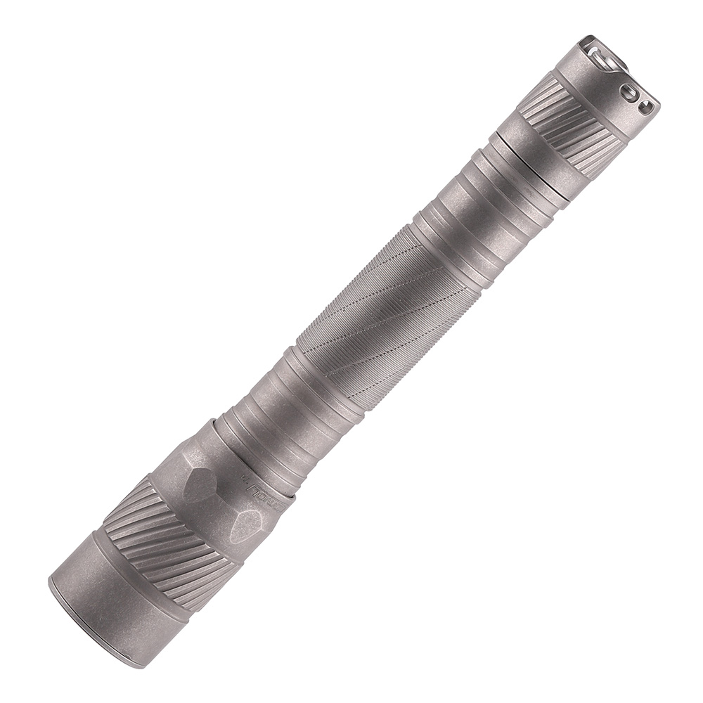 Convoy T4 stonewash titanium AA 14500 flashlight