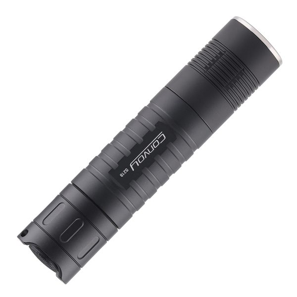 Convoy S21B black 21700 flashlight