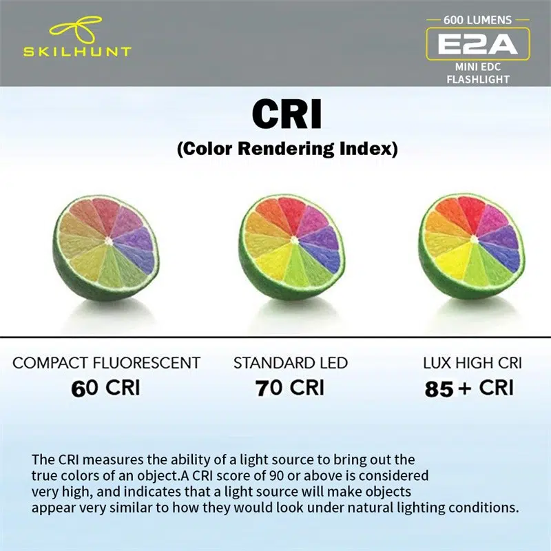 E2A high cri aa flashlight