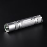 Convoy S2+ silver 18650 flashlight