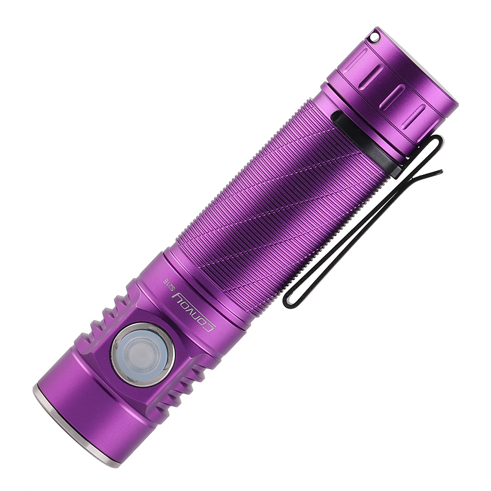 Convoy S21E purple 21700 flashlight