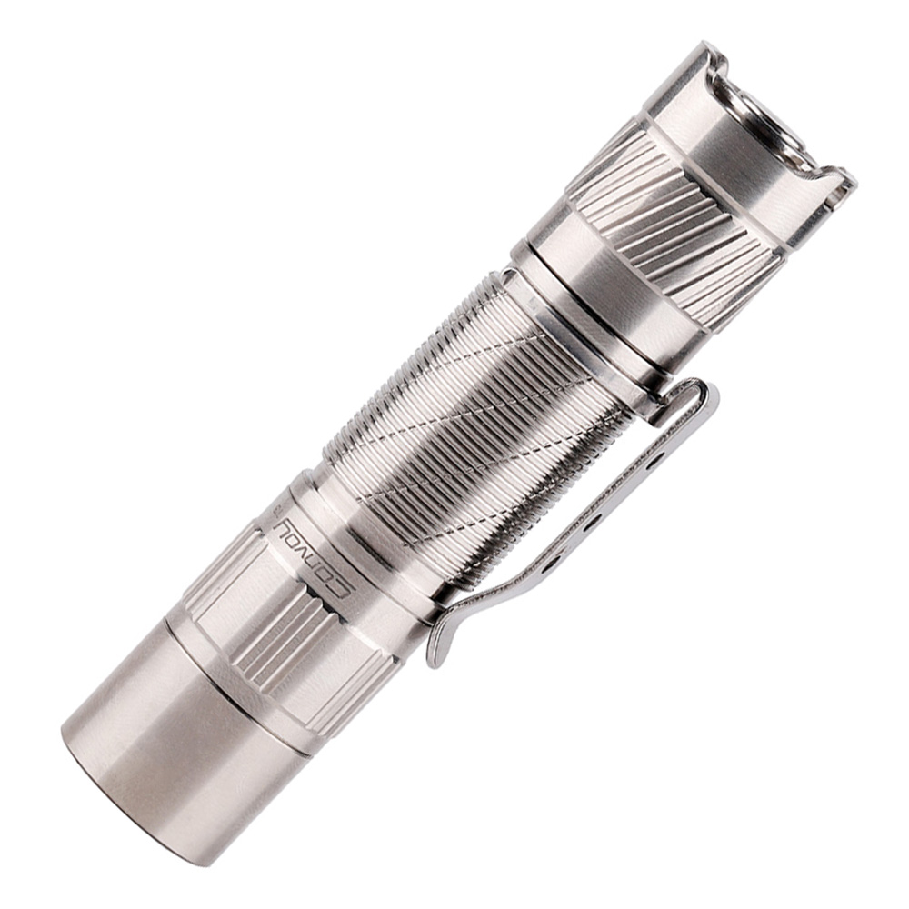 Convoy T3 titanium glossy AA 14500 flashlight