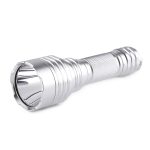 Convoy C8+ silver 18650 flashlight