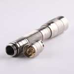 Convoy T4 glossy titanium AA 14500 flashlight