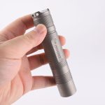 Convoy S2+ stonewash titanium alloy 18650 flashlight