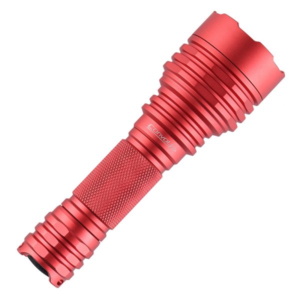 Convoy C8+ red 18650 flashlight