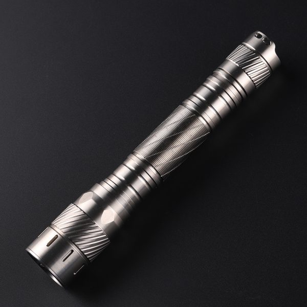 Convoy T4 glossy titanium AA 14500 flashlight