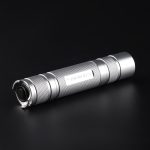 Convoy S2+ silver 18650 flashlight